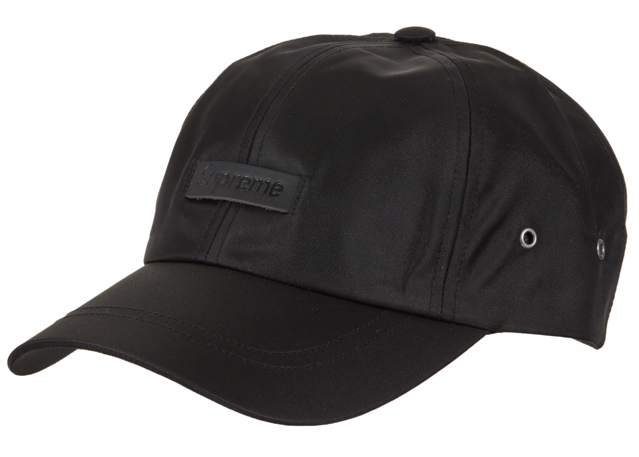 Supreme Leather Patch 6-Panel キャップ-