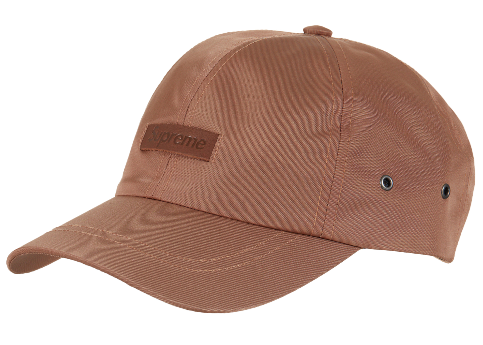Supreme Leather Patch 6-Panel キャップ