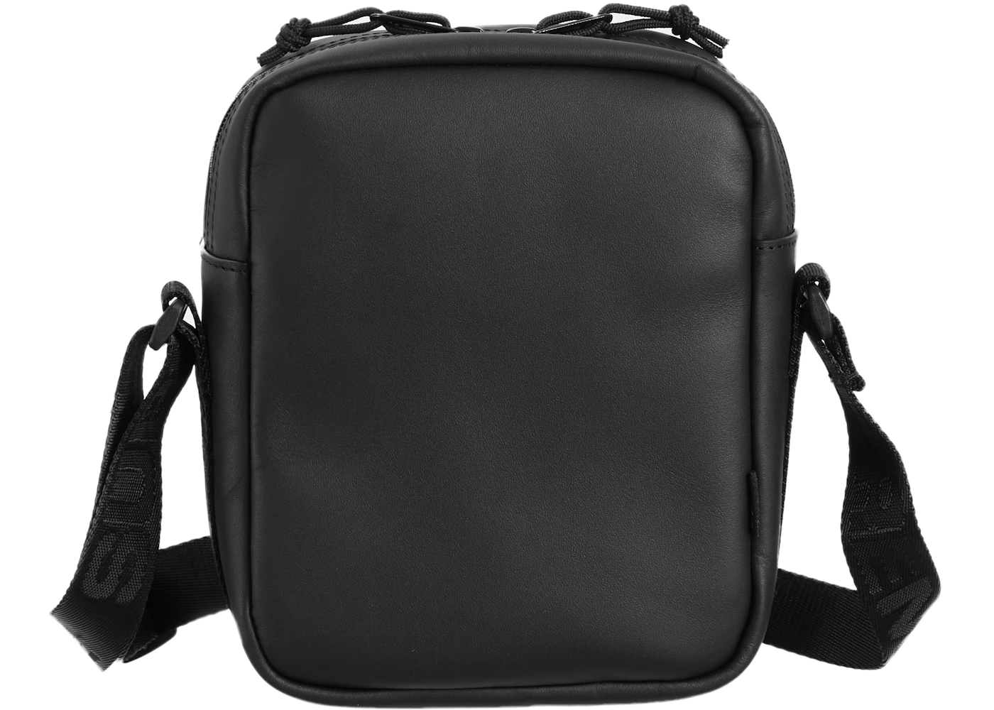 Supreme Leather Shoulder Bag Black - FW23 - US