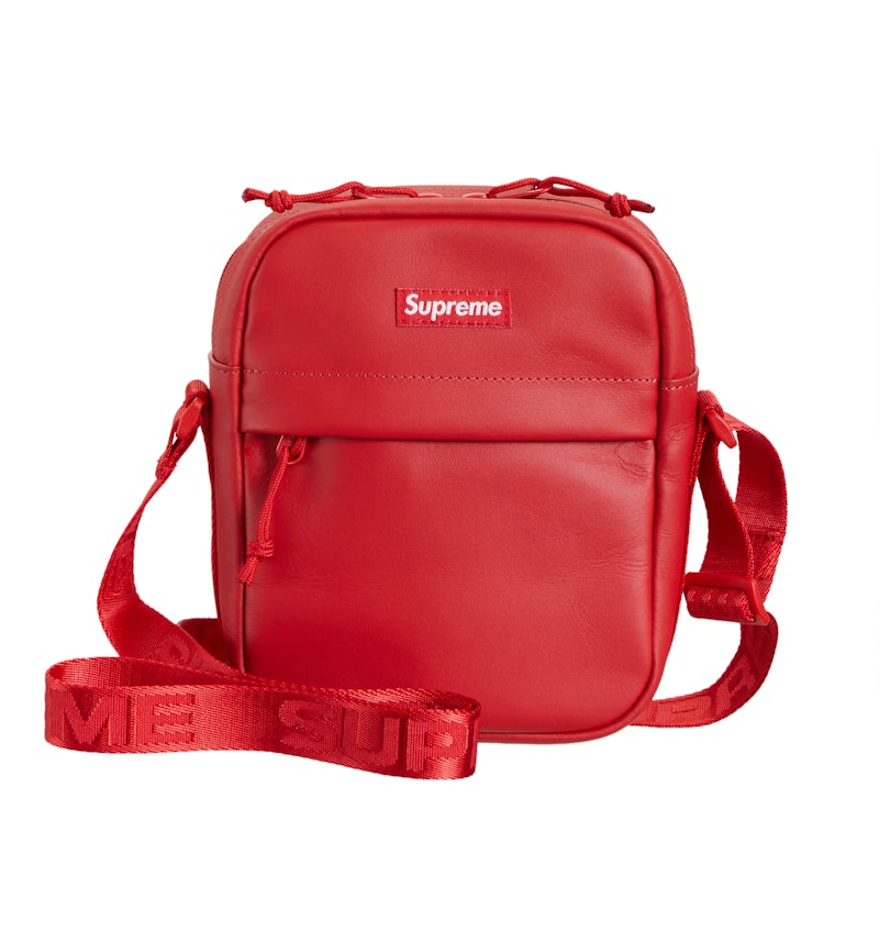 Sling Bags Supreme Waist Bag Red Ss18 Supreme Red Canvas Ss18