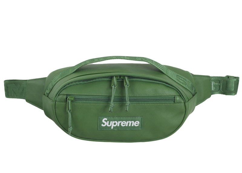 Leather Waist Bag Green FW24 US