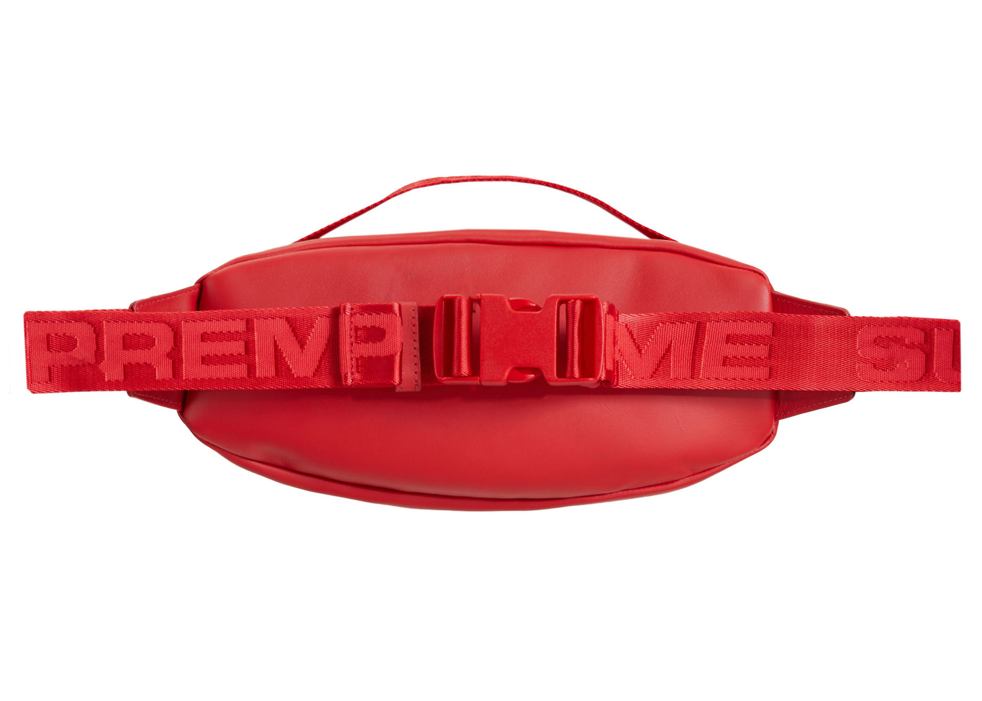 Supreme Leather Waist Bag Red - FW23 - US