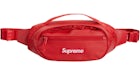 Marsupio in pelle Supreme rosso