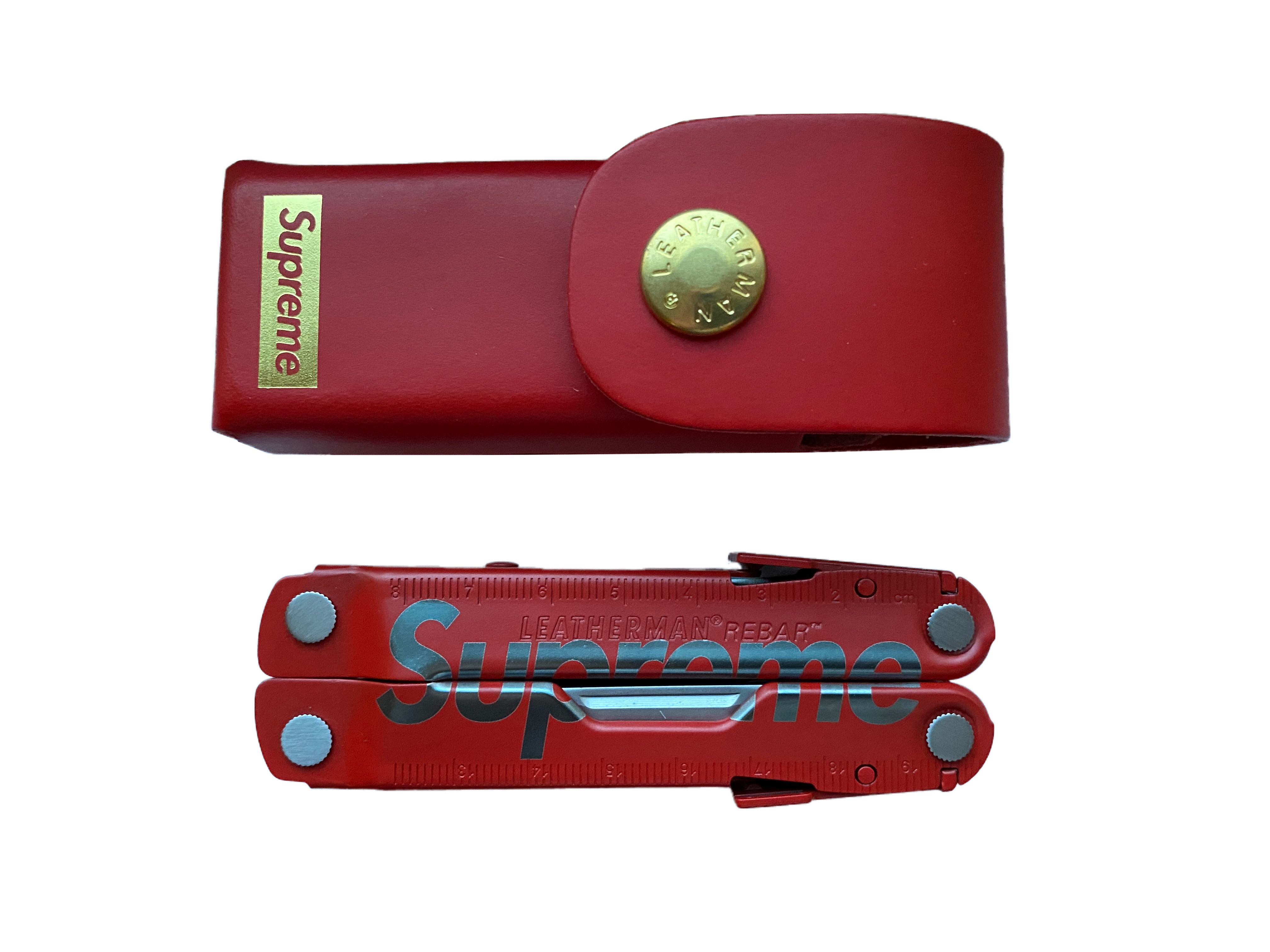 Limited Edition Leatherman Rebar Supreme Red multi tool Red/Gold sheath 