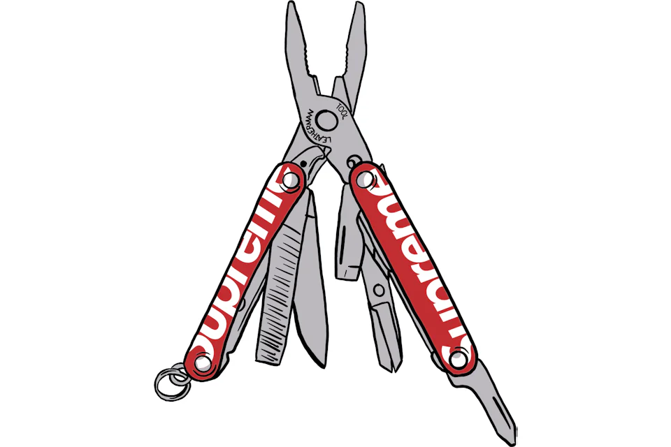 Supreme Leatherman Squirt PS4 Multitool Red SS21 GB