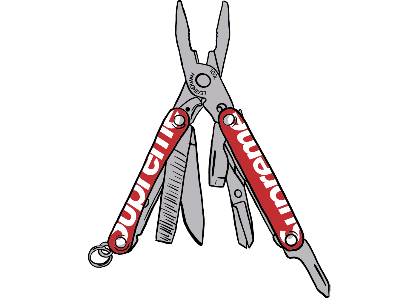 Supreme leatherman rebar discount red
