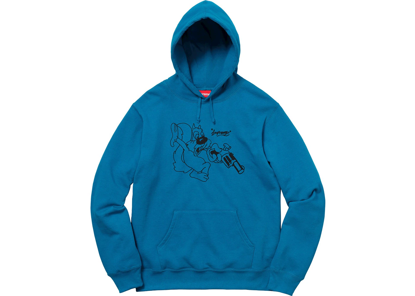 Supreme Lee Hooded Sweatshirt Dark Aqua Men's - SS18 - US
