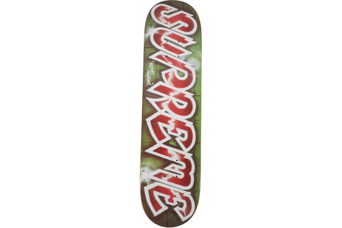 Supreme Lee Quinones Lee Logo Skateboard Deck Red