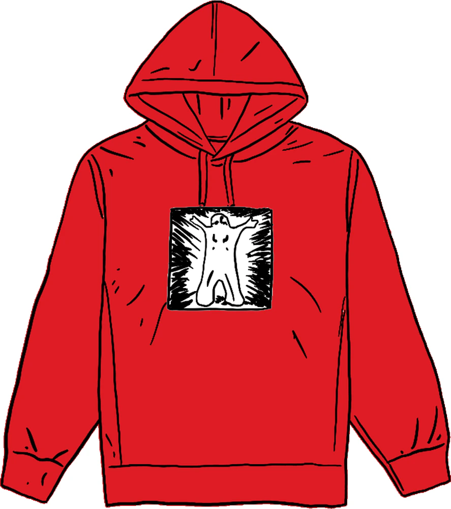 Supreme Leigh Bowery Hooded Sweatshirt Burnt Red 