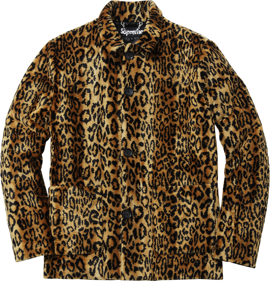 supreme 16aw Faux Fur Leopard Jacket (M) | nate-hospital.com