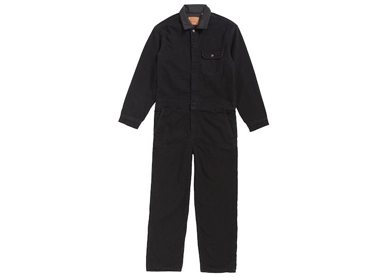 Supreme Levi's Denim Coveralls Black メンズ - FW18 - JP