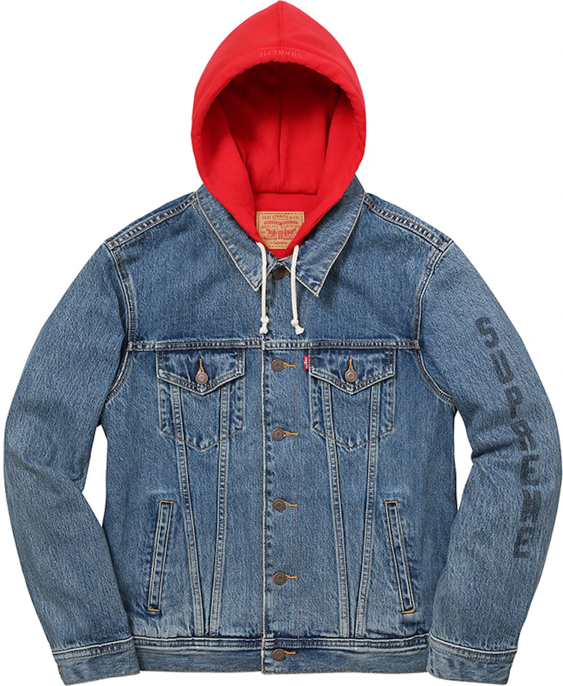【T-ポイント5倍】 SUPREME Levi's Fleece Hood Jacket ¥15810