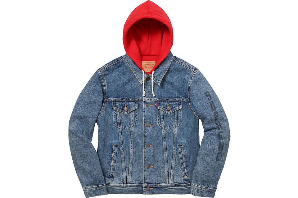 Supreme hooded denim parka Clearance
