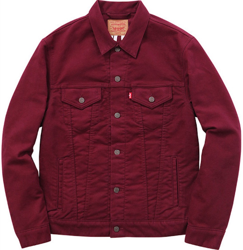 Levi's hotsell maroon jacket