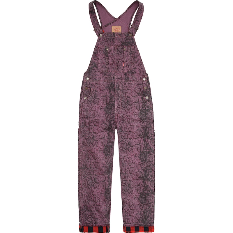 Supreme levi's cheap snakeskin overalls