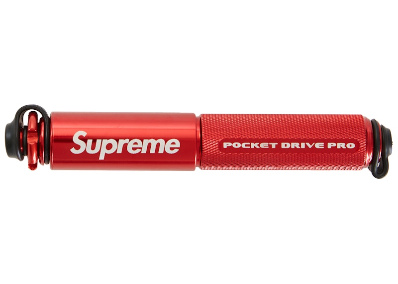 Supreme Lezyne Pocket Drive Pro Bike Pump Red