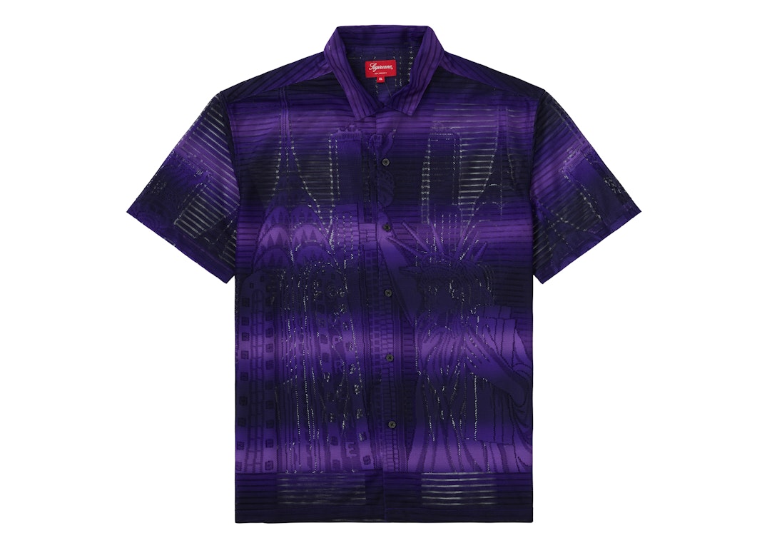 Pre-owned Supreme Liberty Lace S/s Shirt Purple