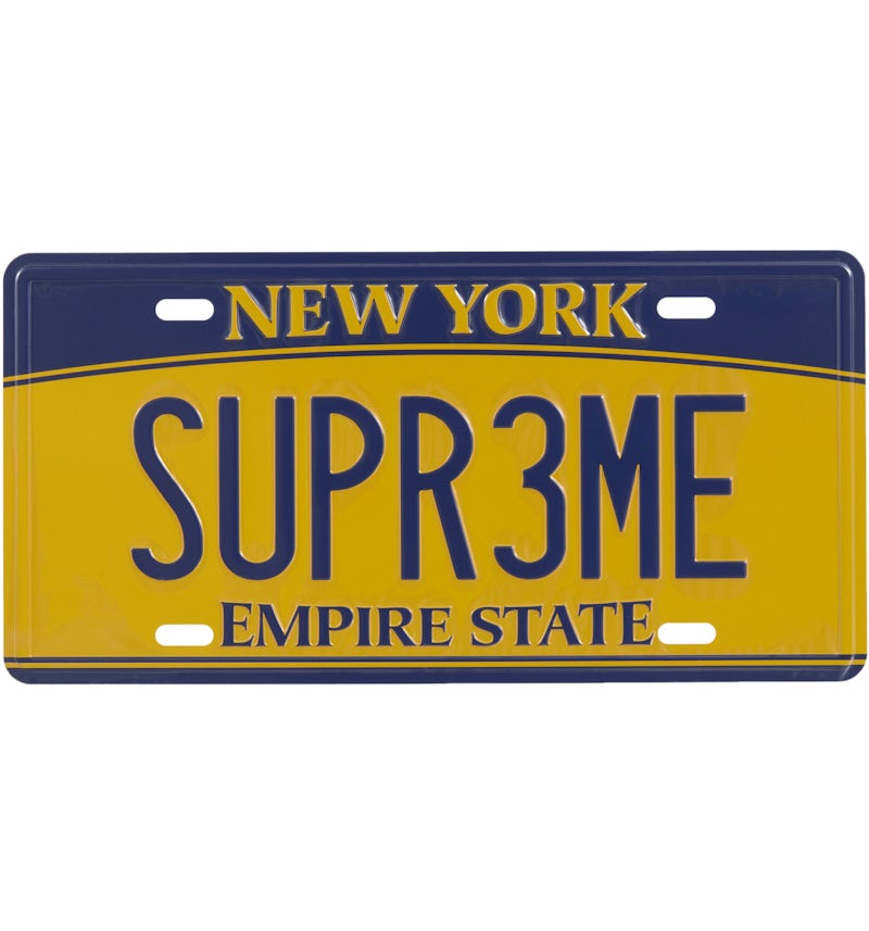 Supreme License Plate Multicolor SS25 US - Main Image