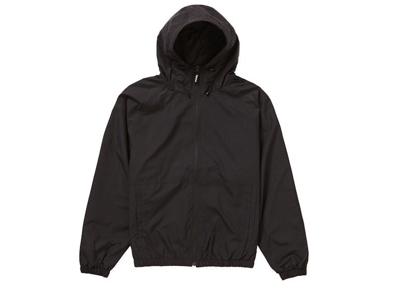 Supreme Lightweight Nylon Hooded Jacket Black