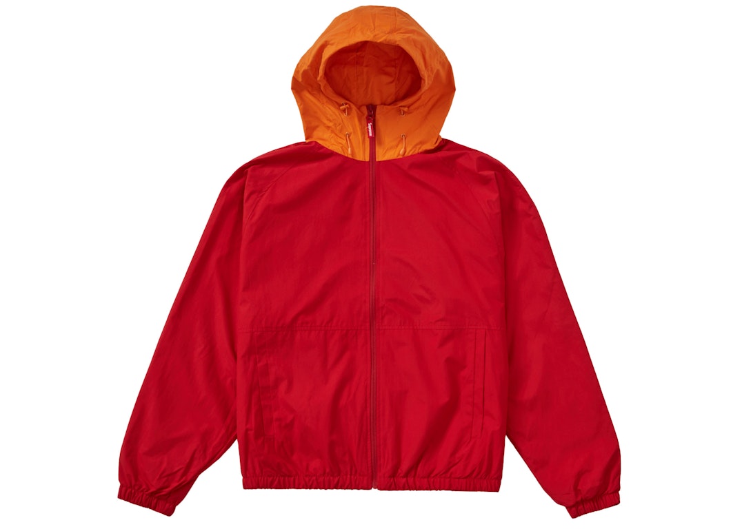 Pre-owned Supreme Lightweight Nylon Hooded Jacket Red