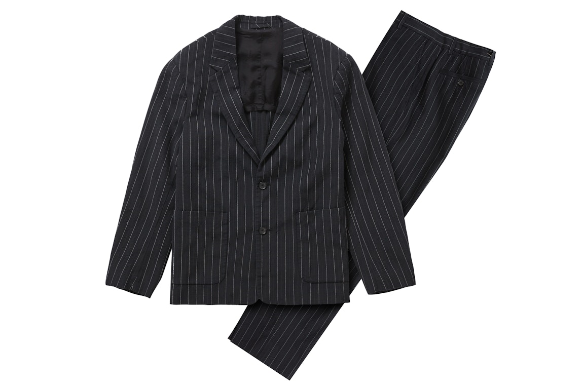 Pre-owned Supreme Lightweight Pinstripe Suit Black Pinstripe