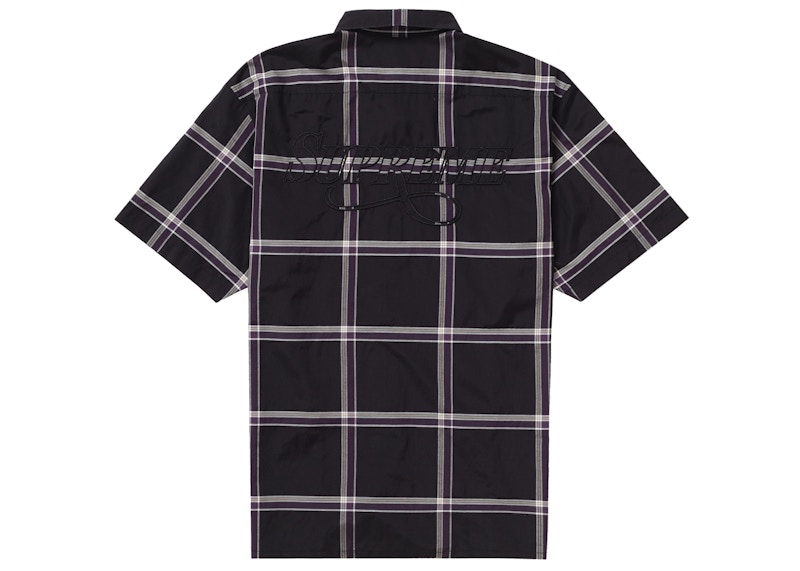 Supreme Lightweight Plaid S/S Shirt Black Men's - SS21 - US