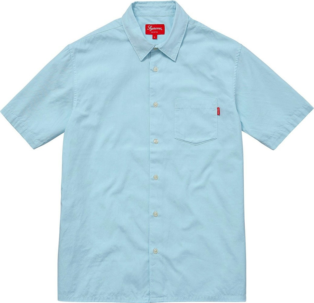 Supreme Lightweight SS Oxford Shirt Blue - SS16