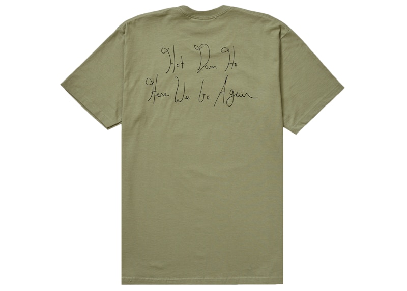 Supreme Lil Kim Tee Light Olive Men's - SS22 - US