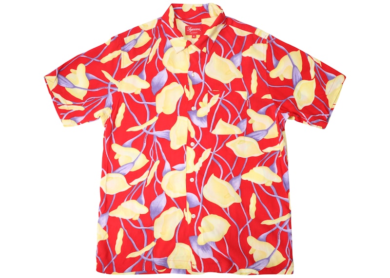 Supreme Lily Rayon Shirts Red - シャツ