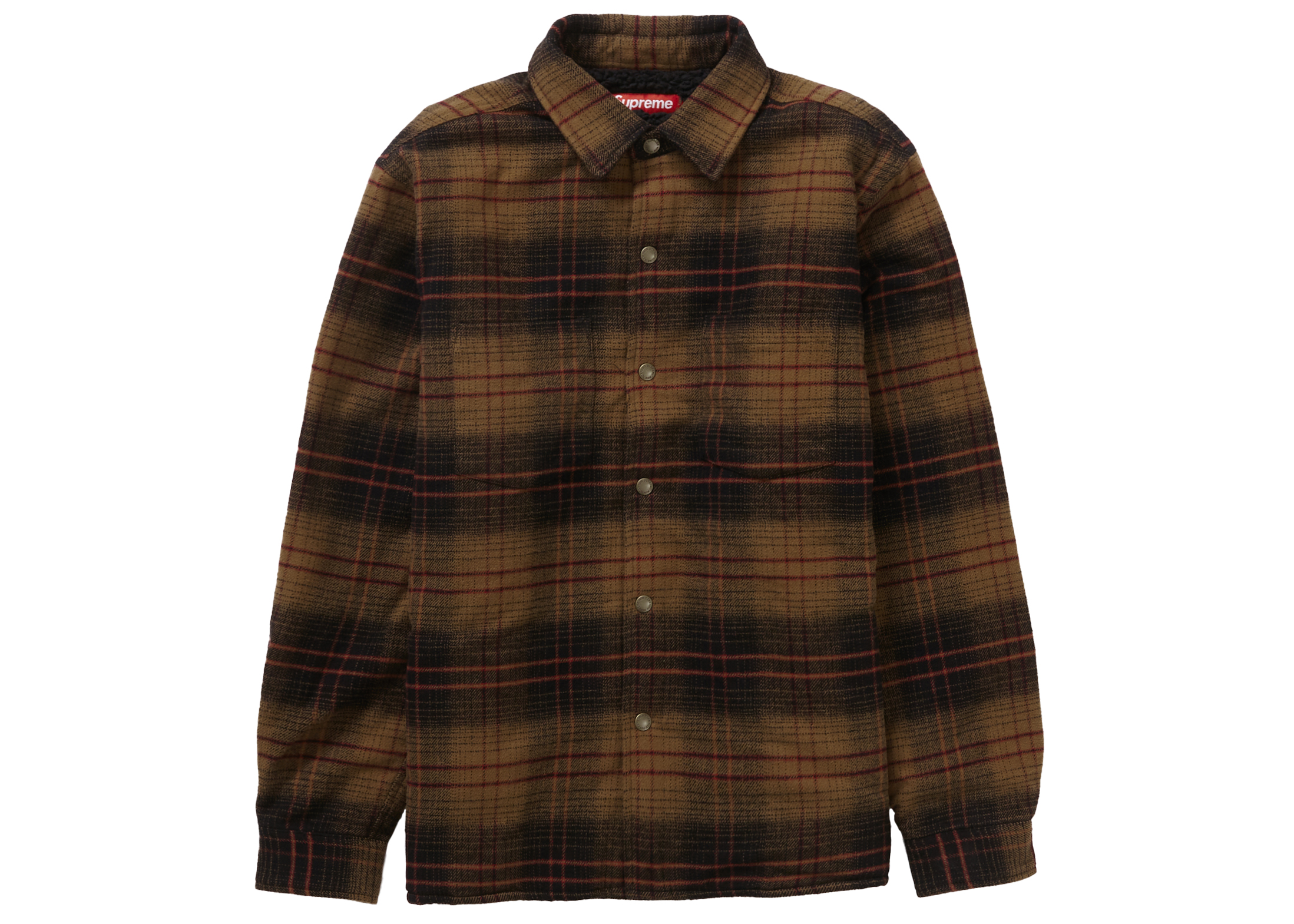 Supreme Lined Flannel Snap Shirt \