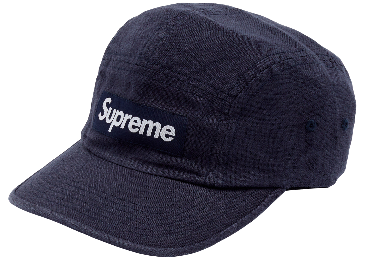 Supreme Linen Fitted Camp Cap 