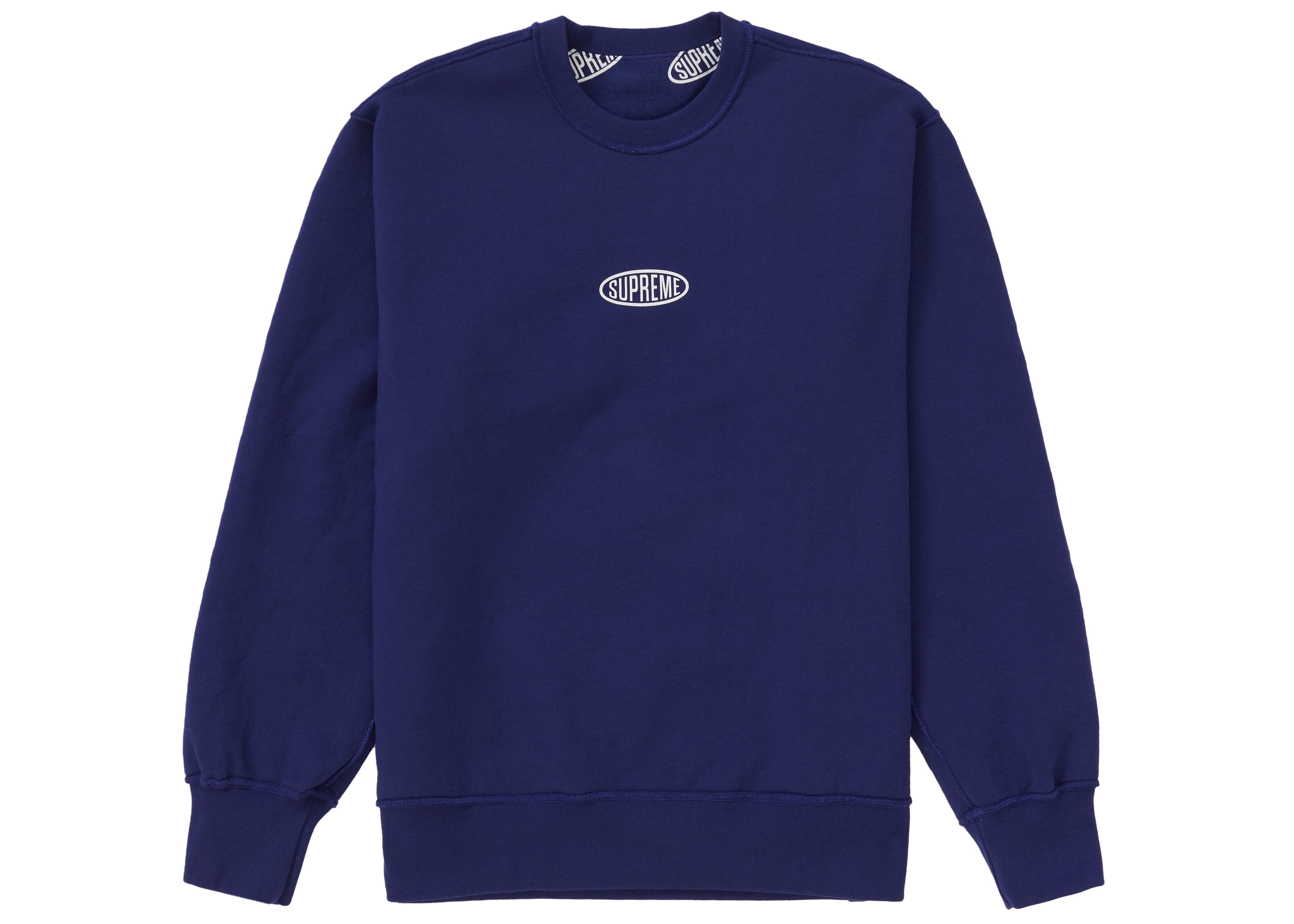 Supreme Liner Crewneck Washed Navy メンズ - SS21 - JP