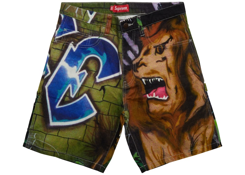 supreme lions den shorts