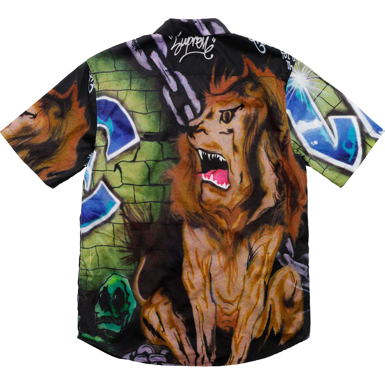 コンプsupreme lion shirts シャツ