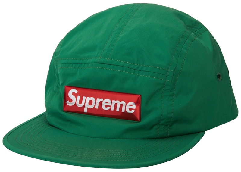 Supreme Liquid Metal Logo Camp Cap Green - FW17 - US