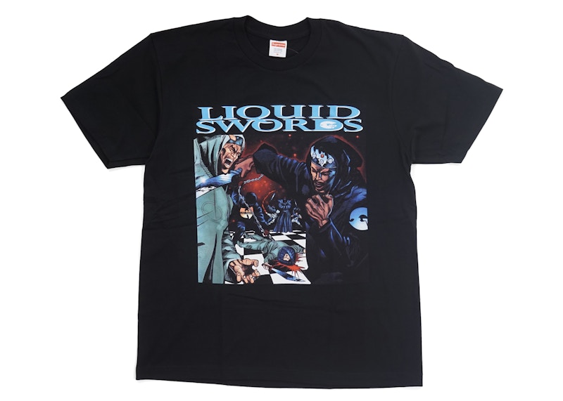 Supreme liquid swords tee black on sale