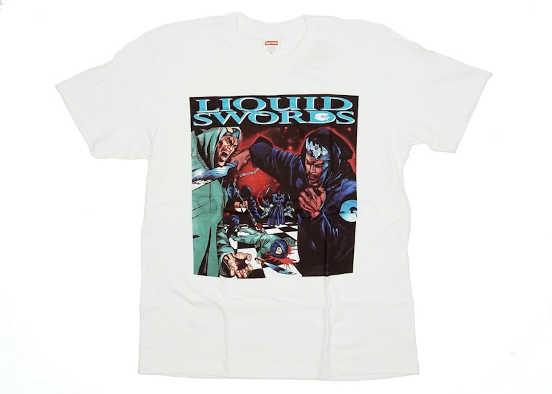 Supreme Liquid Swords Tee White - FW18 Men's - US