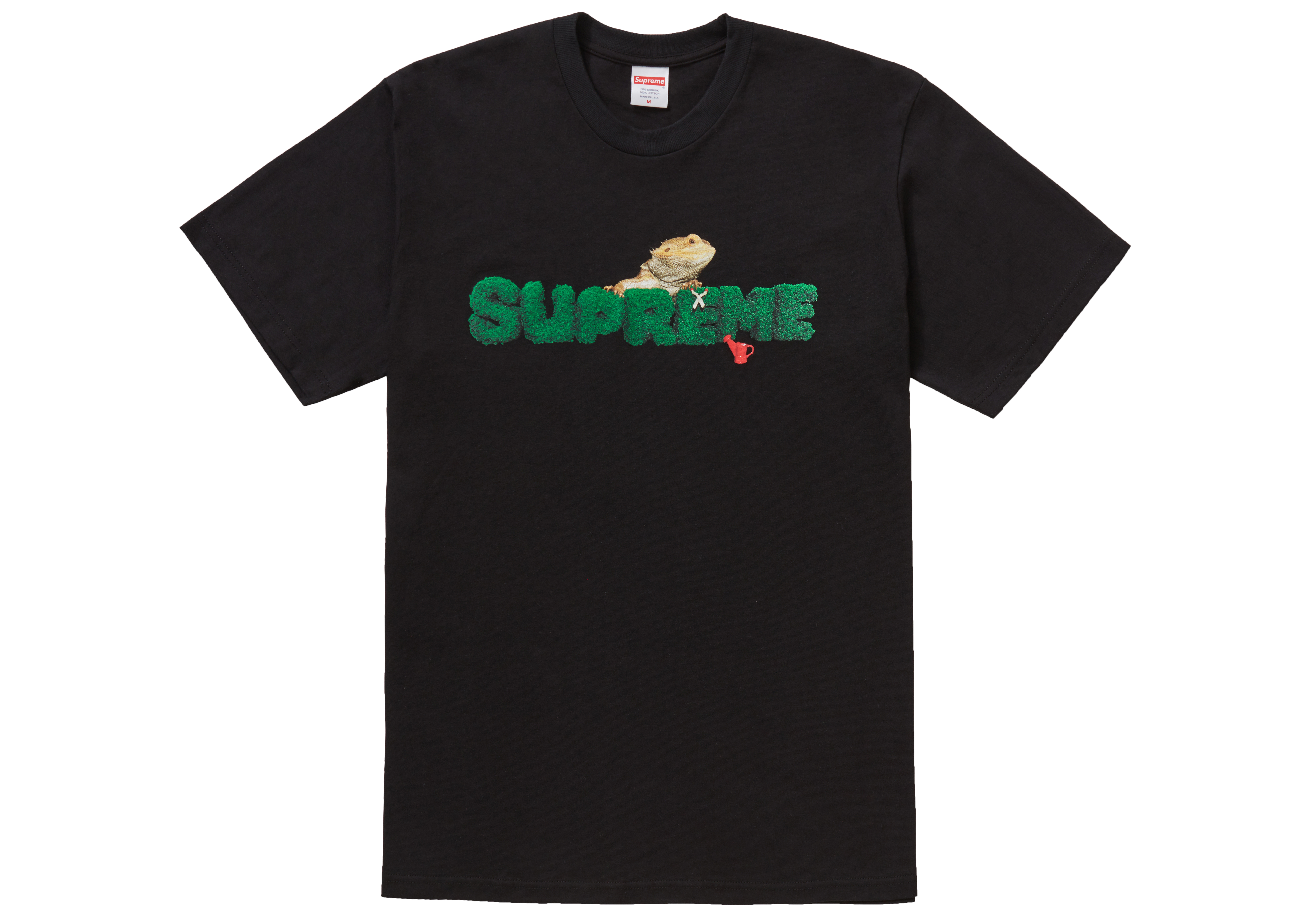 Supreme Lizard Tee Black Men's - SS20 - US