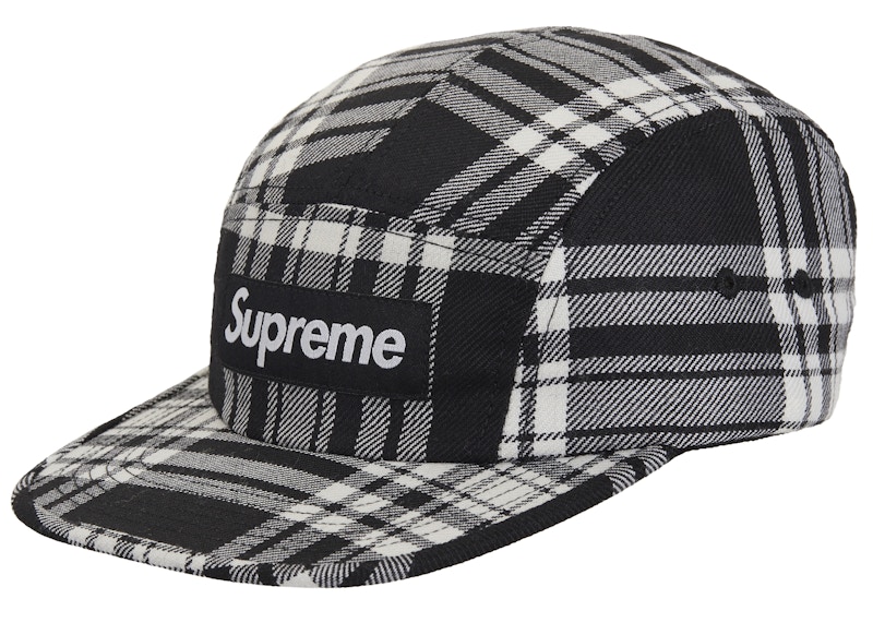 Pre-owned Supreme Lochcarron Camp Cap (fw25) In Black