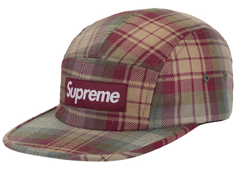 Pre-owned Supreme Lochcarron Camp Cap (fw25) In Green