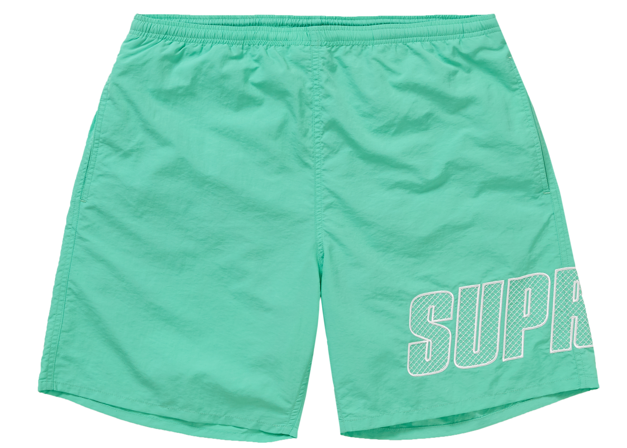 Supreme Logo Applique Water Short Mint Men's - SS19 - US
