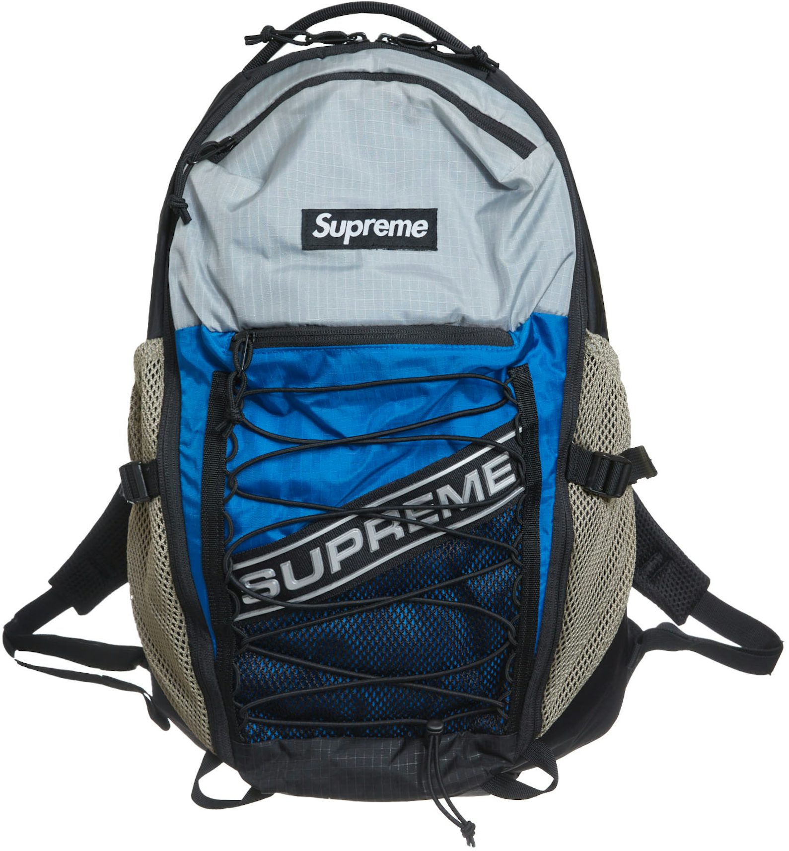 supreme louis vuitton backpack blue