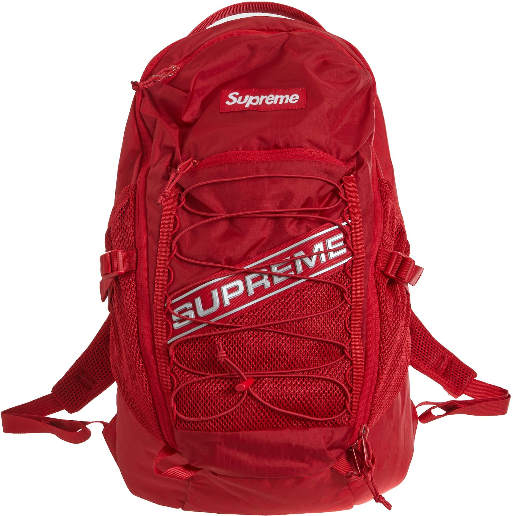 backpack red supreme bag