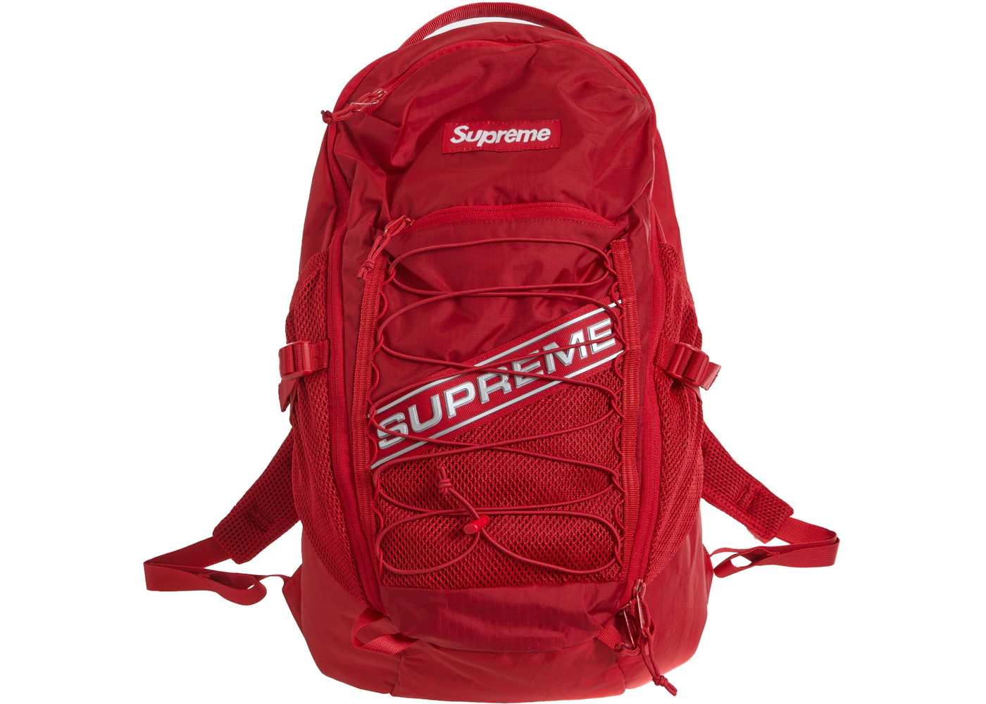 Supreme Logo Backpack Red - FW23 - US