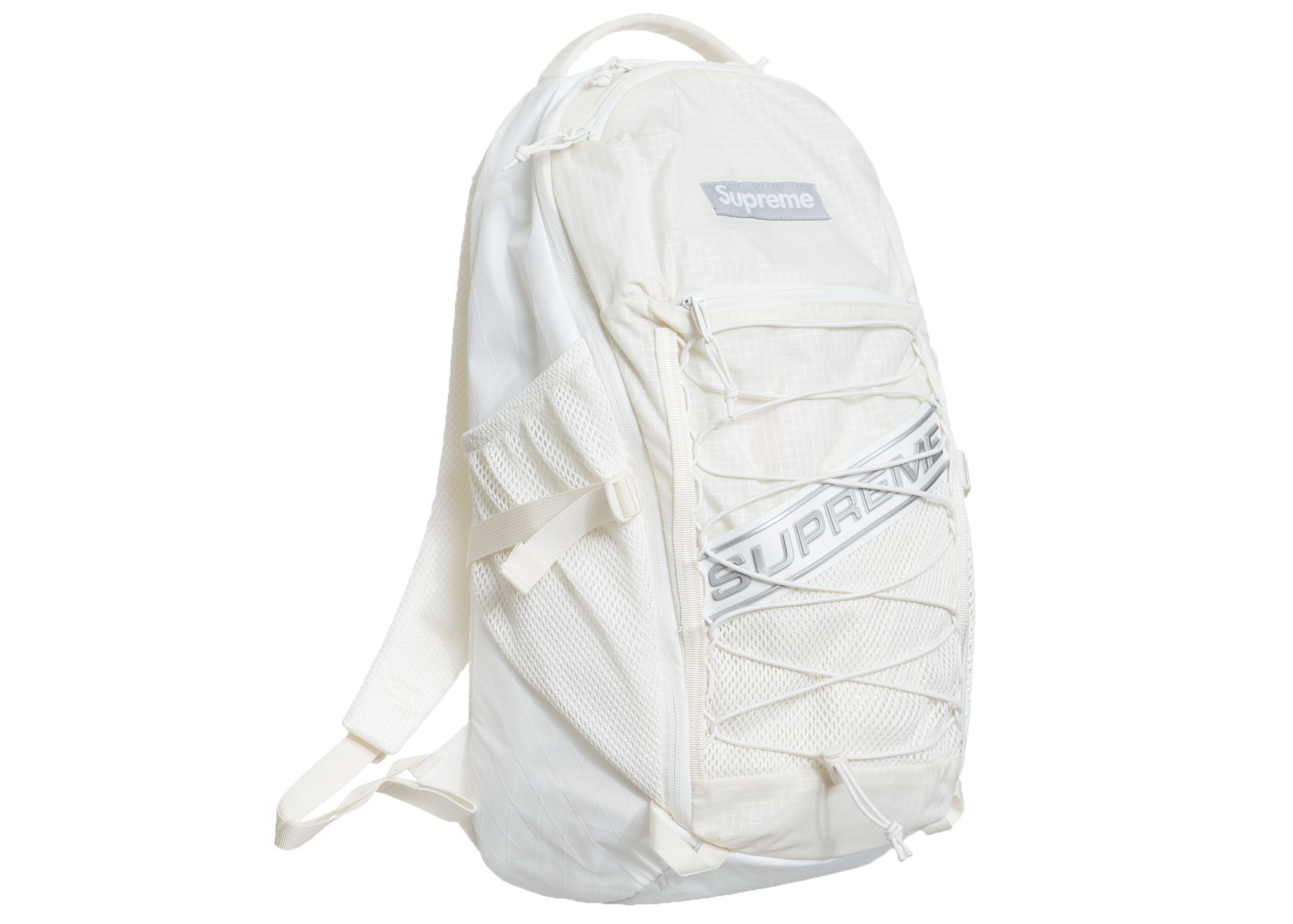 Supreme Logo Backpack White - FW23 - GB