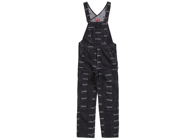 80％以上節約 SS19 Supreme Logo Denim Overalls BLACK