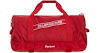 シュプリーム ロゴ ダッフルバッグ レッド