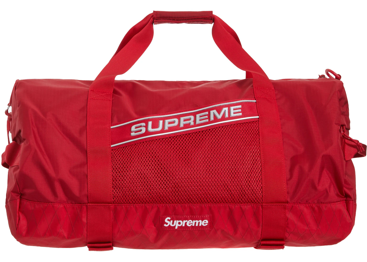 Supreme Logo Duffle Bag Red - FW23 - GB