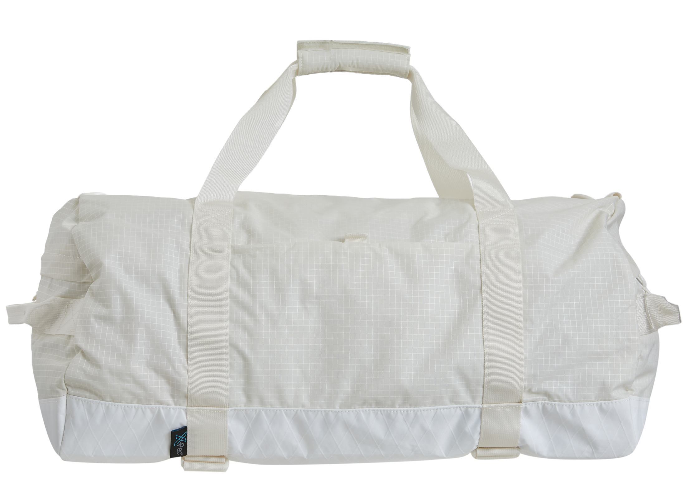 Supreme Logo Duffle Bag White