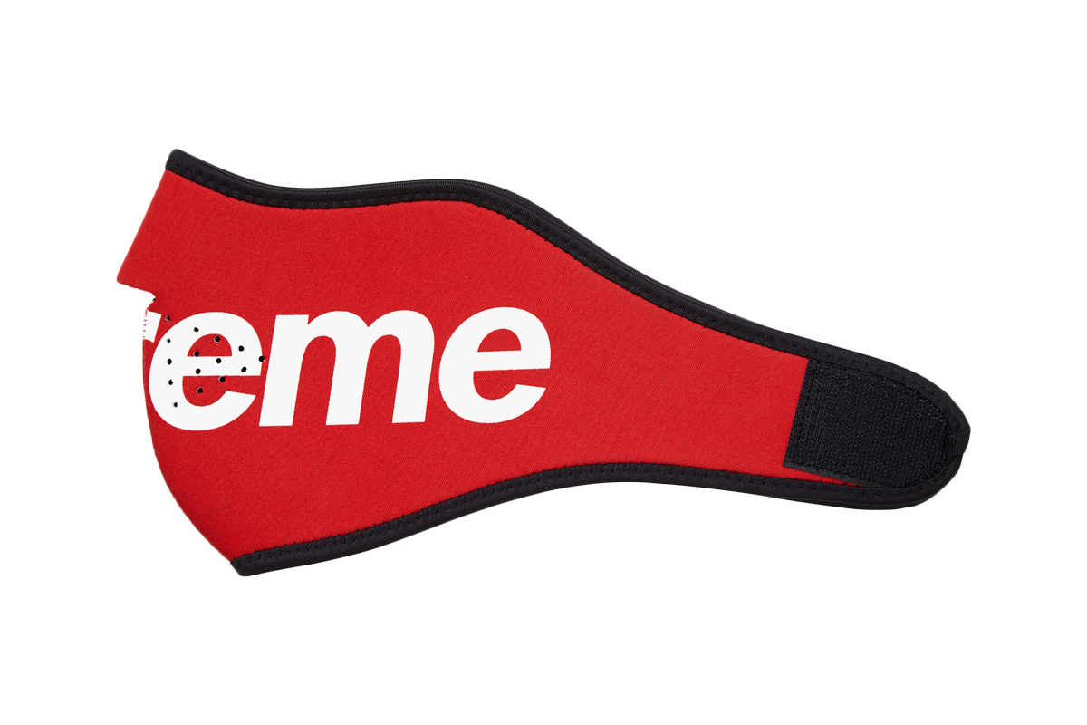 Supreme Logo Facemask Red Men's - FW14 - US